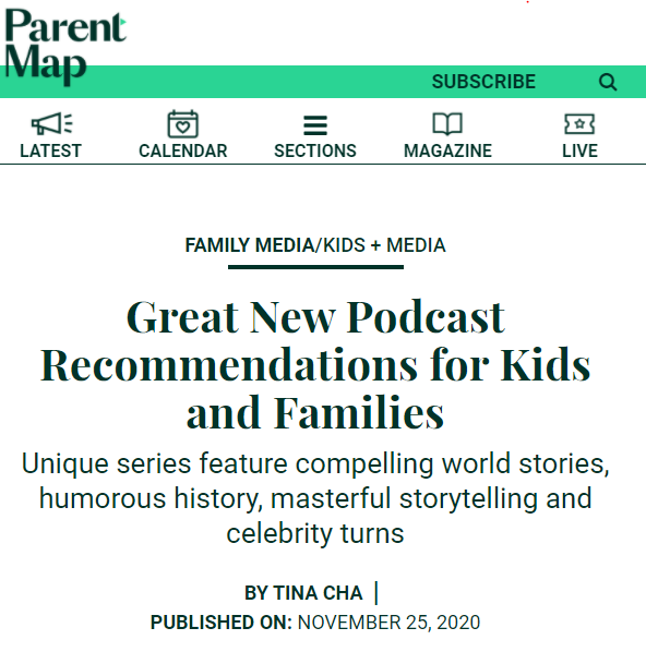 Great New Podcasts Recommendations for Kids and Families via ParentMap