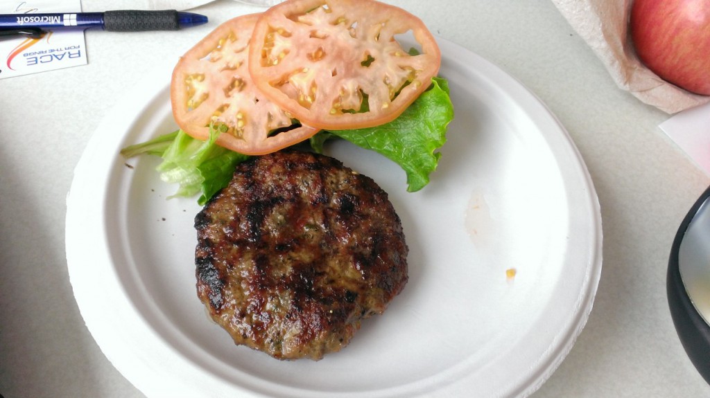 Lamb Burger, hold the bun