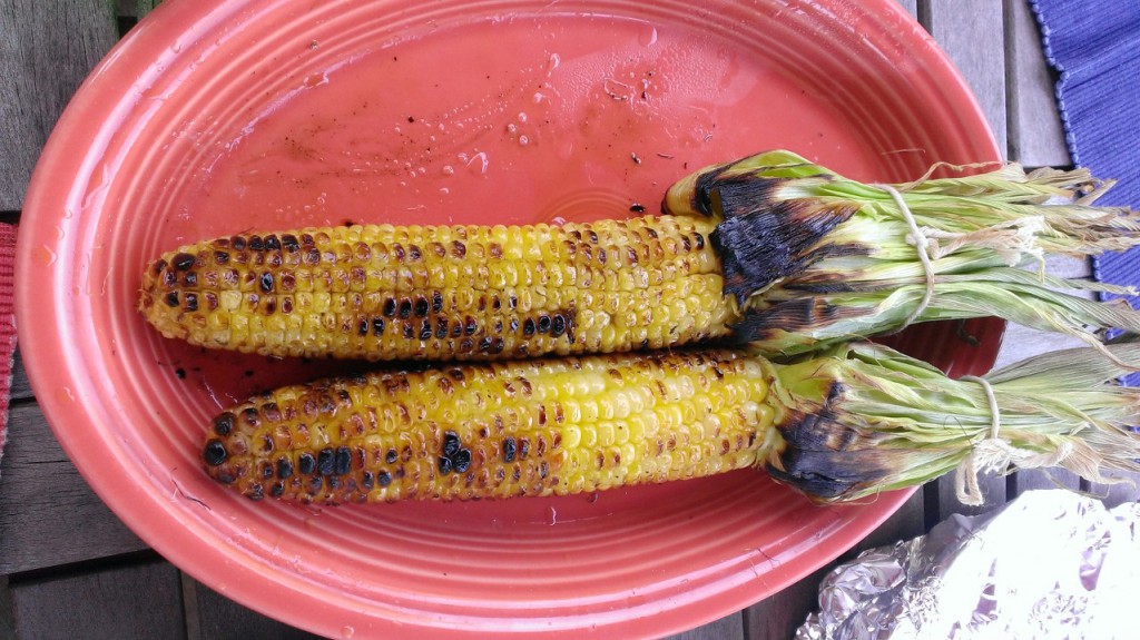 grilled corn on the cob