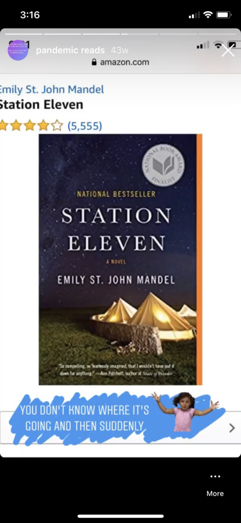 Station Eleven, by Emily St. John Mandel